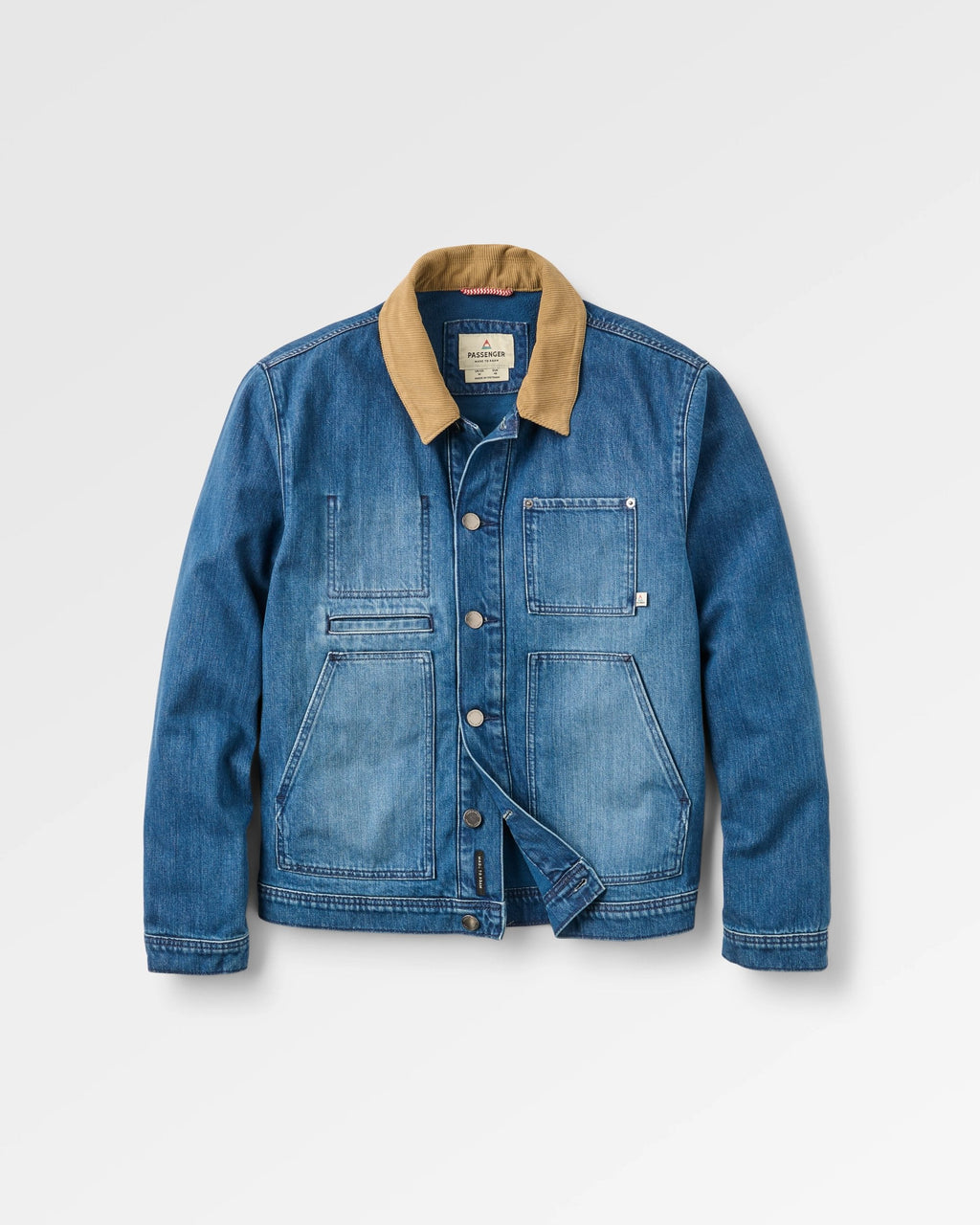 Vantage Lined Denim Jacket - Mid Wash Denim