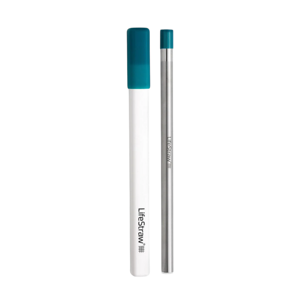 LifeStraw Sip Reusable Stainless Steel Water Filter Straw With Carry Case